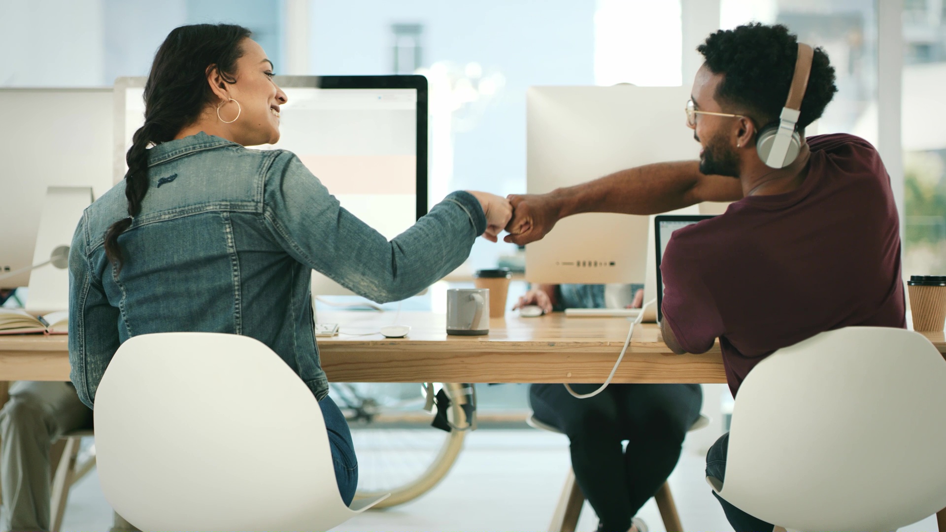 Careers fist bump